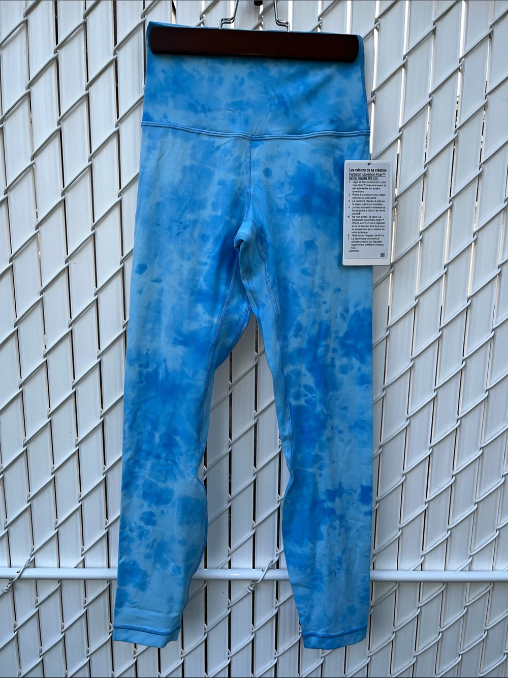 lululemon athletica Blue Tie-Dye High-Rise Leggings